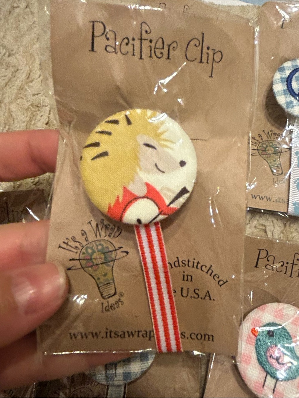 Handmade Pacifier Clips | Price per EACH - Picture 2 of 10